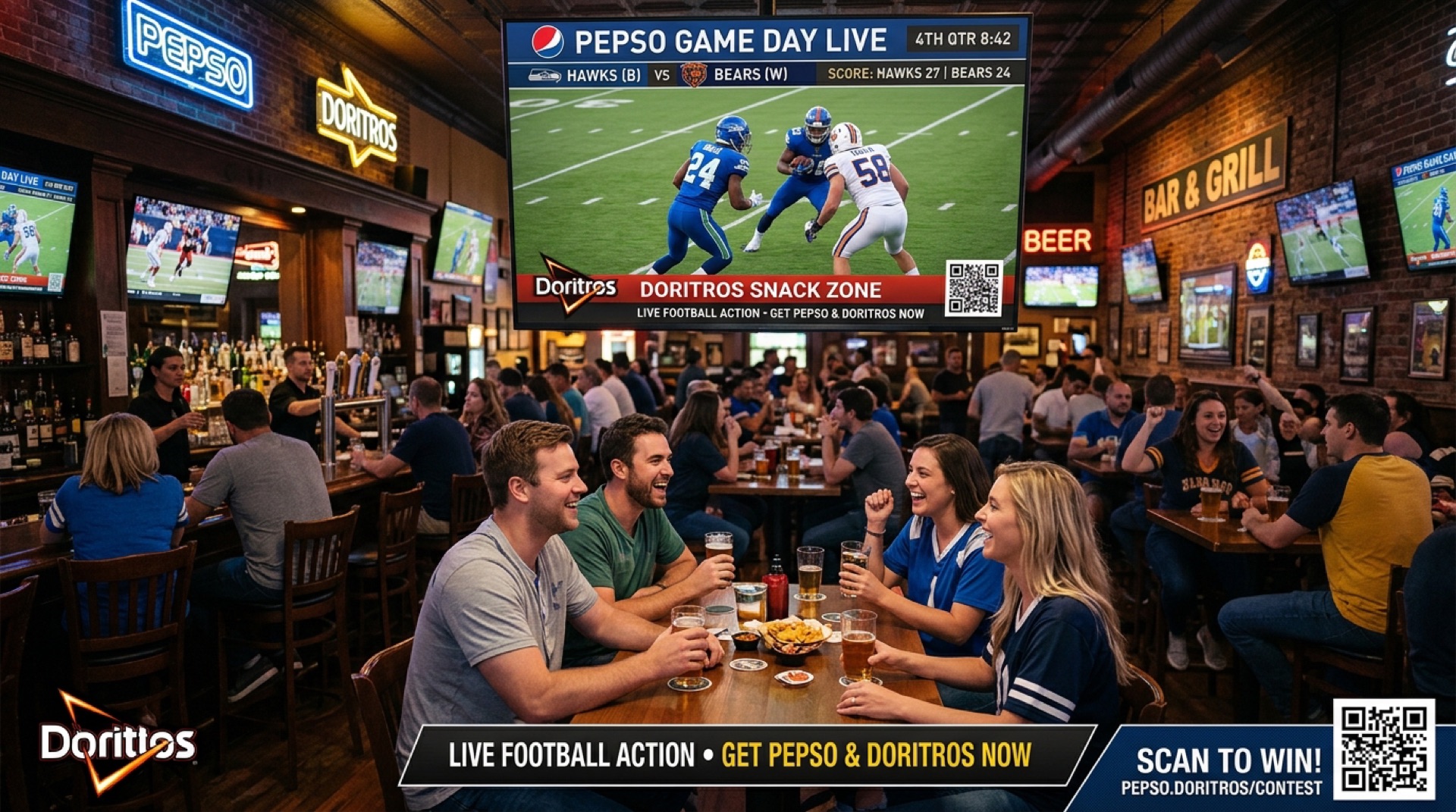 Monday Night en sports bar