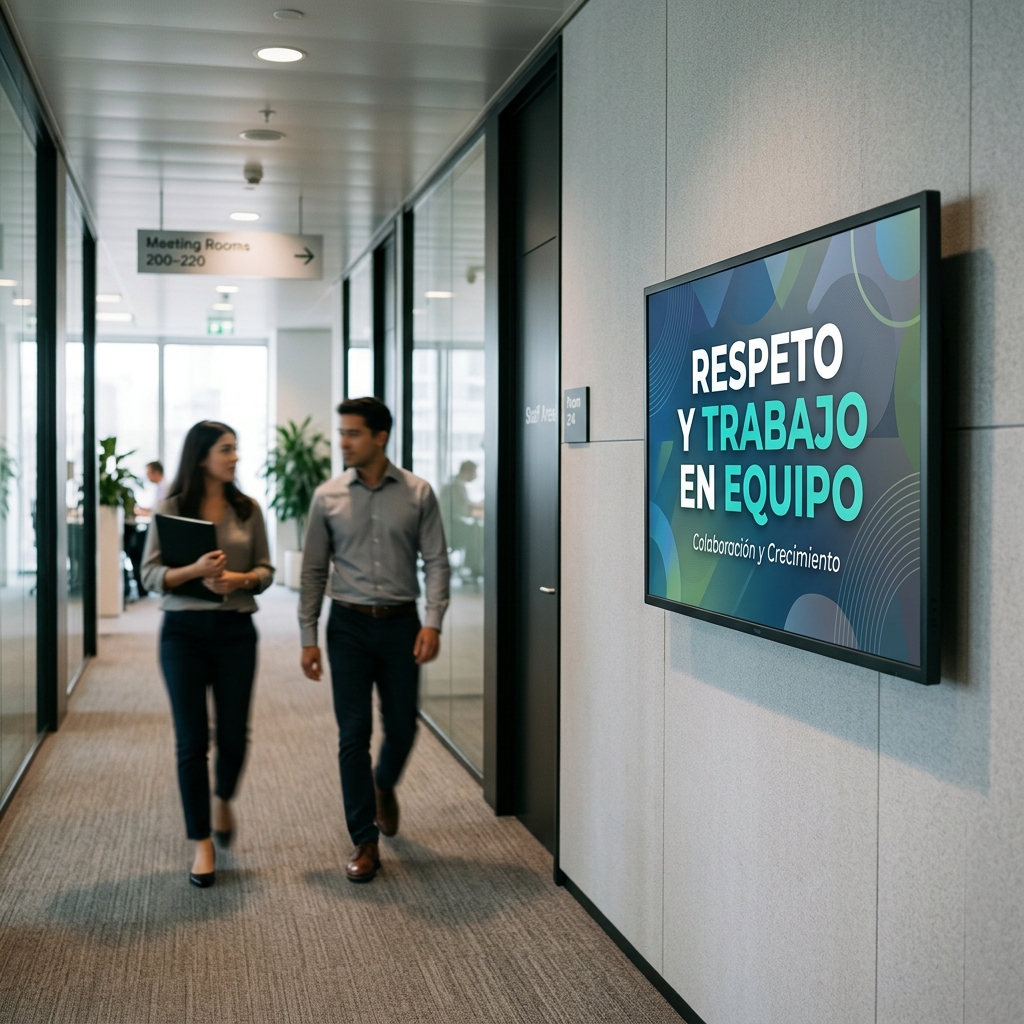 Pasillo de oficinas