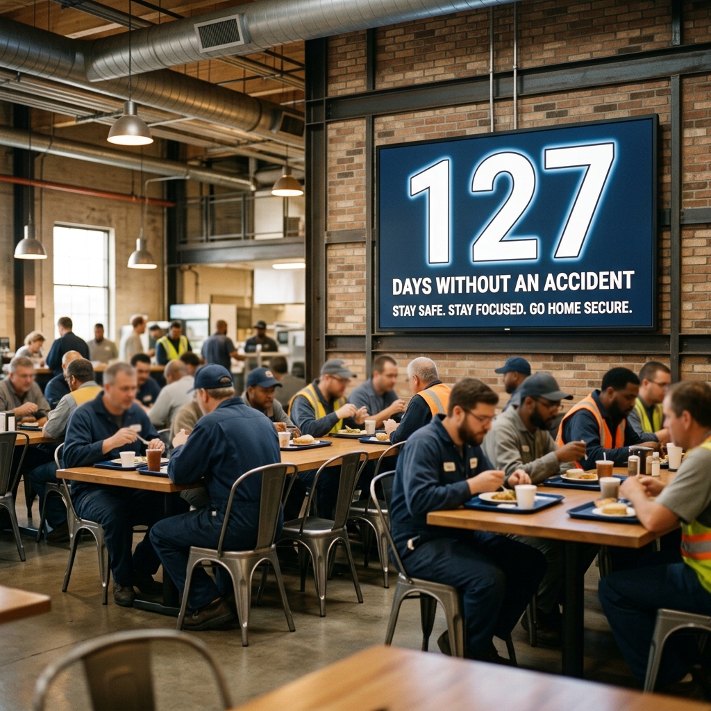 Comedor de planta industrial